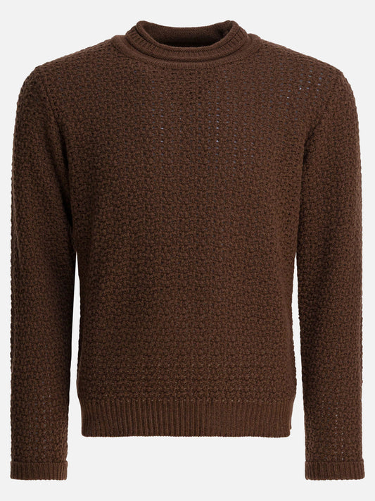 Maglioni girocollo Solid colour  Marrone - Rakkì Uomo | PLP | VIETTI Online Store 
