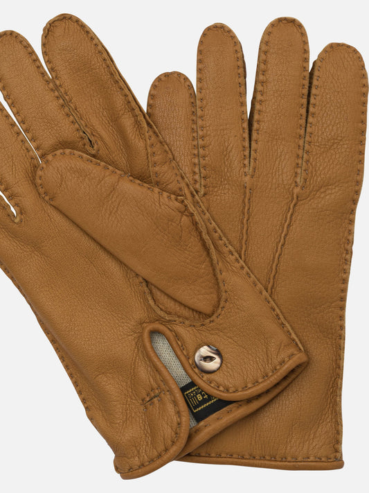 Casual gloves 100% leather  Brown - Restelli Men | PLP | VIETTI Online Store | 2
