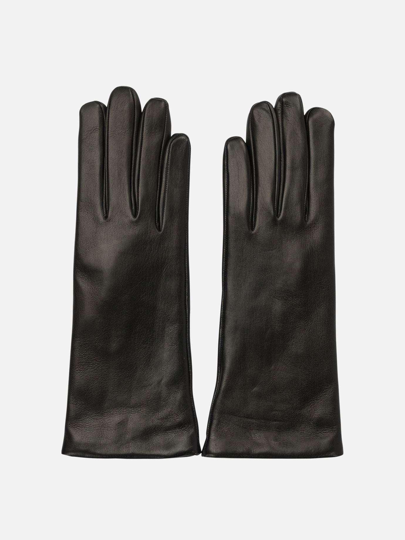 Casual gloves 100% leather - 100% cashmere  Black - Restelli Women | PDP | VIETTI Online Store | Zoom-Modal
