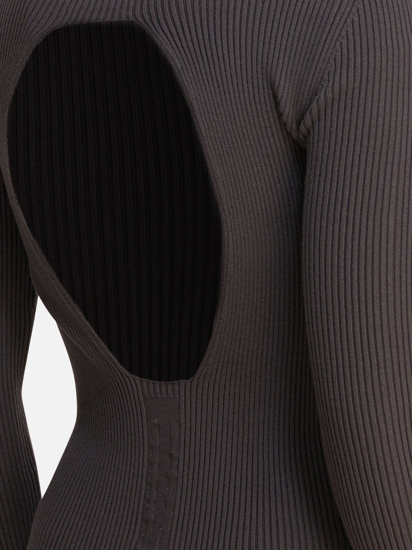 Midi dresses Solid colour  Grey - Rick Owens Women | PDP | VIETTI Online Store | thumbnail_4