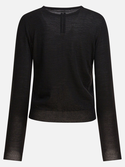 Crewneck sweaters Solid colour  Black - Rick Owens Women | PLP | VIETTI Online Store | 2
