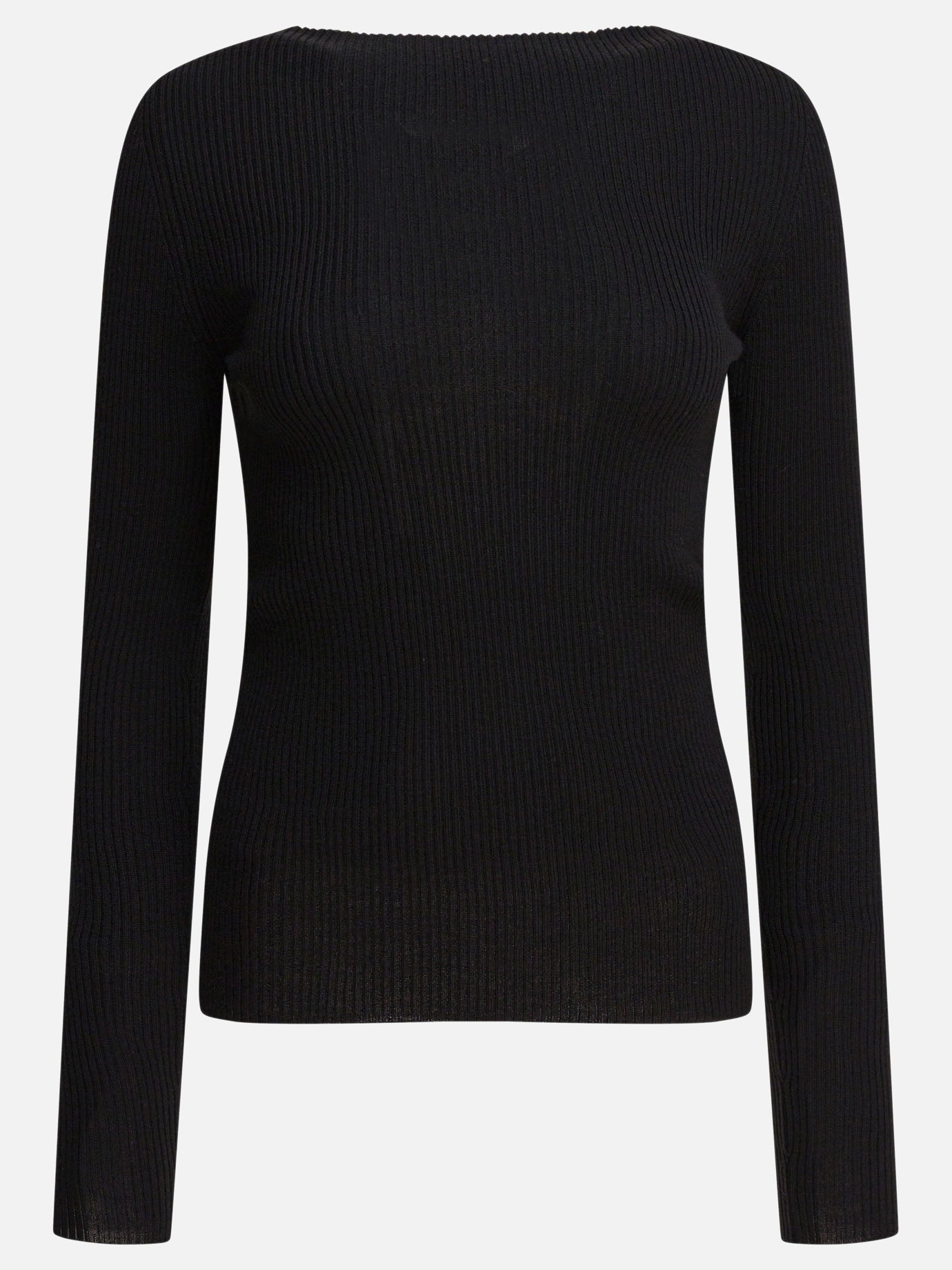 Maglioni a barchetta Solid colour  Nero - Rick Owens Donna | PDP | VIETTI Online Store | thumbnail
