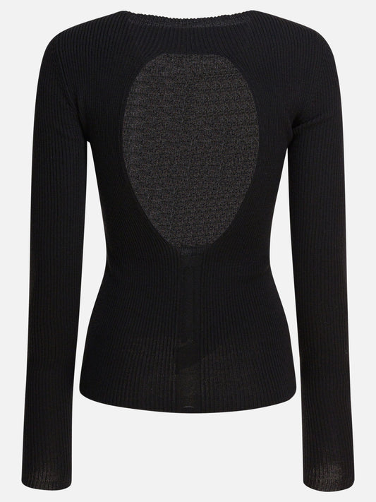 Boat neck sweaters Solid colour  Black - Rick Owens Women | PDP | VIETTI Online Store | 2
