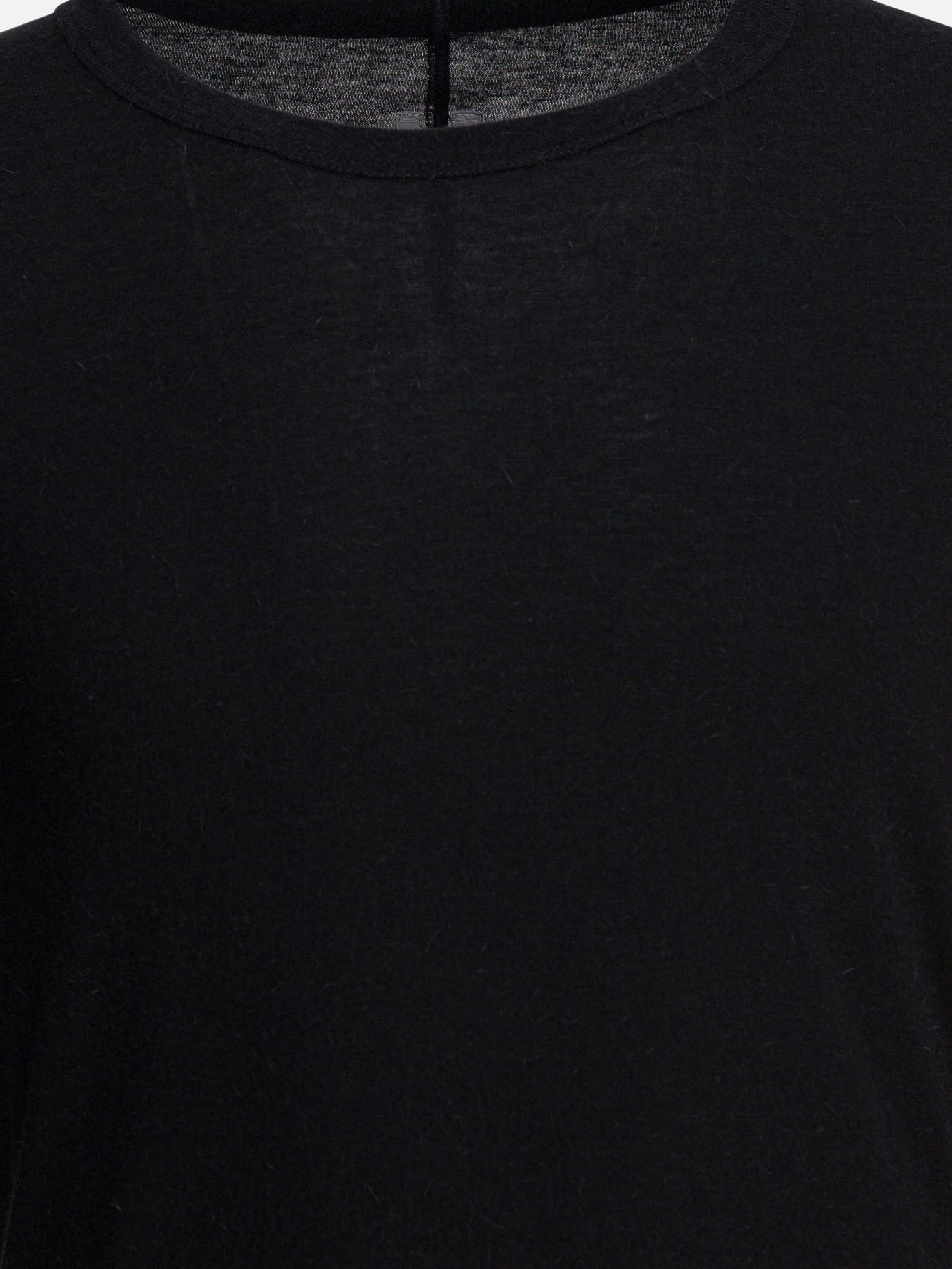 Crewneck t-shirts Solid colour  Black - Rick Owens Men | PDP | VIETTI Online Store | thumbnail_3