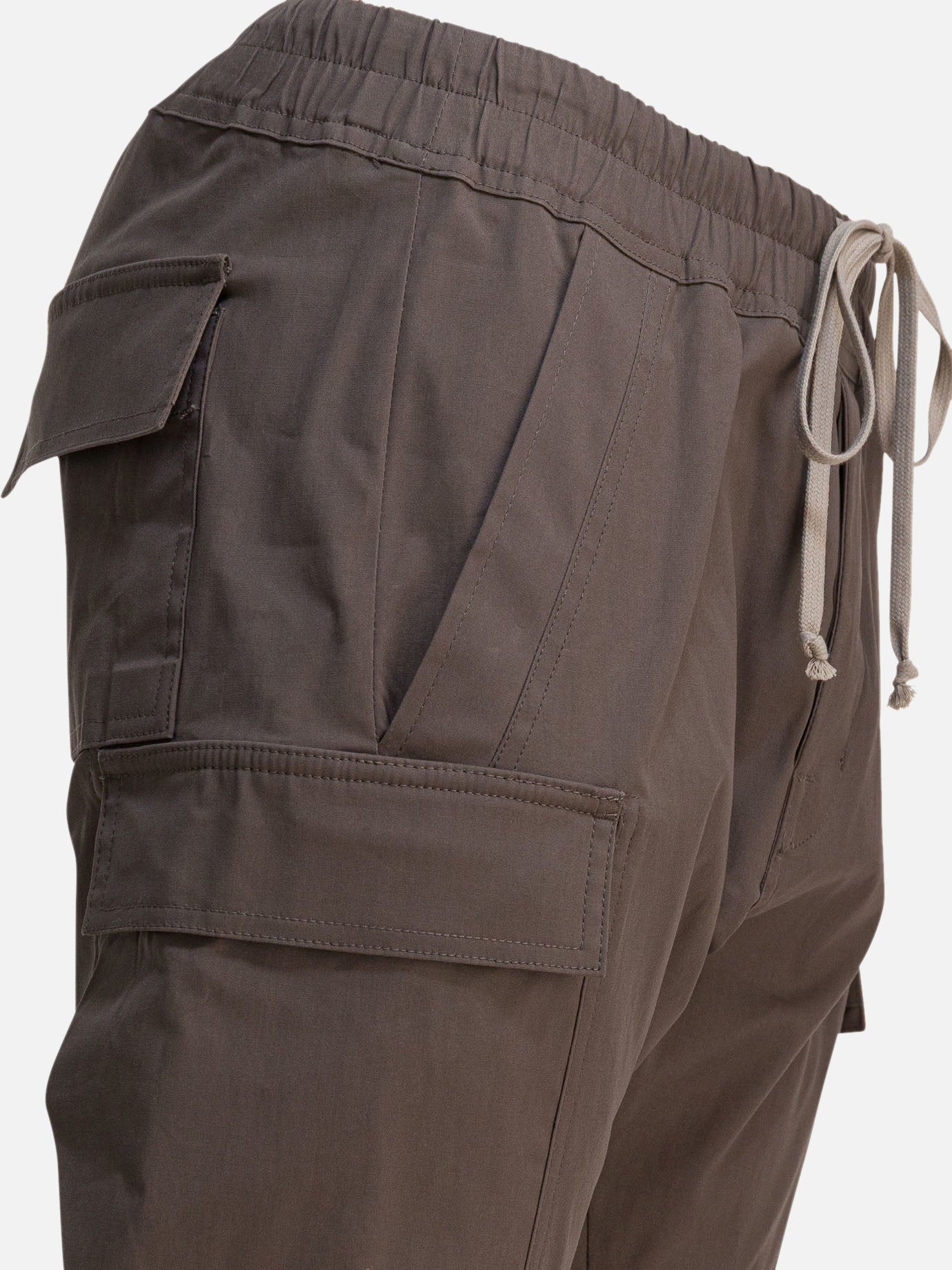 Pantaloni cargo & parachute Solid colour  Marrone - Rick Owens Uomo | PDP | VIETTI Online Store | thumbnail_4