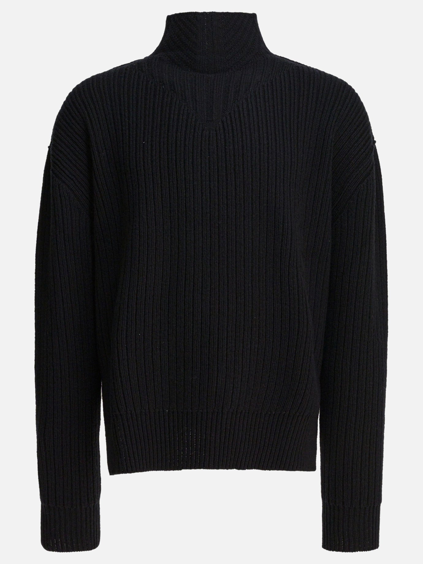 Maglioni dolcevita Solid colour  Nero - Rick Owens Uomo | PDP | VIETTI Online Store | thumbnail