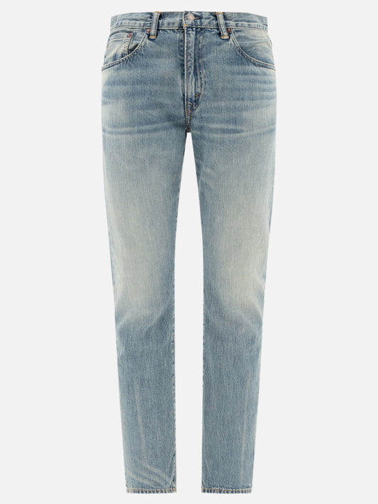 Straight-leg jeans Denim  Light blue - RRL by Ralph Lauren Men | PDP | VIETTI Online Store 

