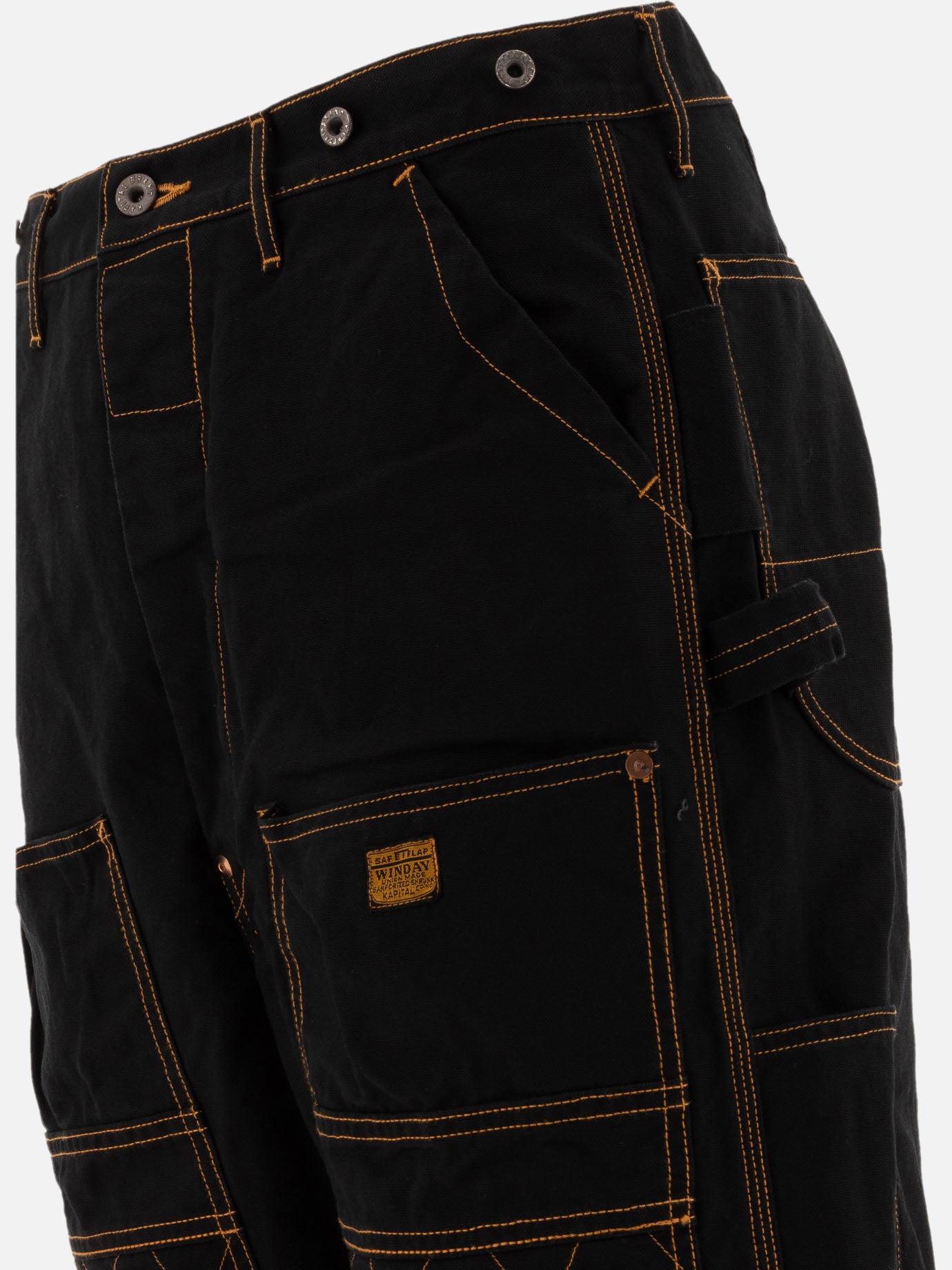 Work pants 100% cotton  Black - KAPITAL Men | PDP | VIETTI Online Store | Zoom-Modal_4
