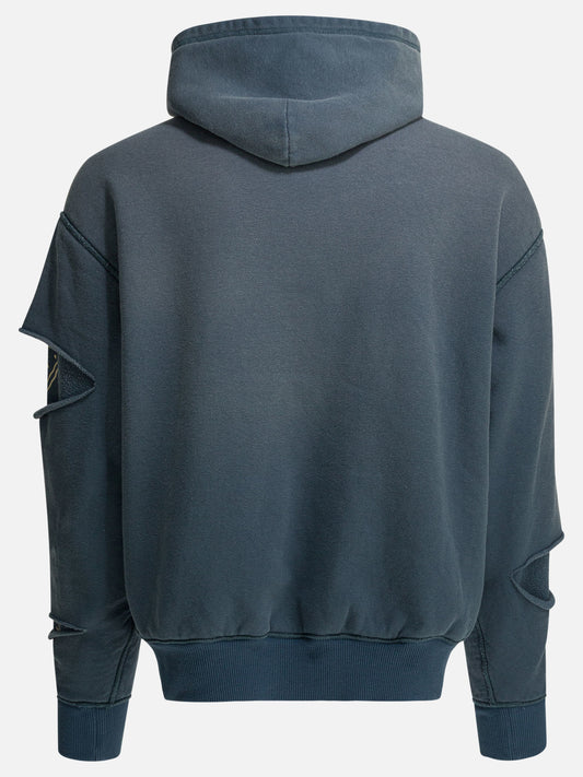 Hoodies Solid colour  Blue - KAPITAL Men | PLP | VIETTI Online Store | 2
