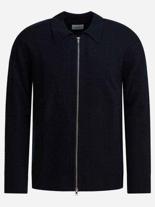 Maglioni con zip Solid colour  Blu - NN.07 Uomo | PDP | VIETTI Online Store 
