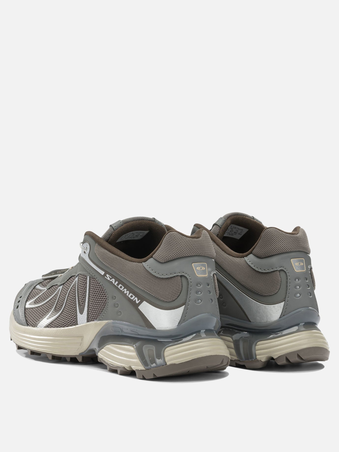 Low top sneakers 100% mesh - 100% rubber  Brown - Salomon Men | PDP | VIETTI Online Store | Zoom-Modal_4

