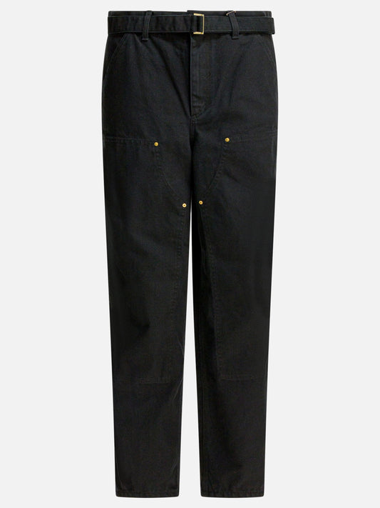 Leisure trousers Logo  Black - Sacai Men | PLP | VIETTI Online Store 
