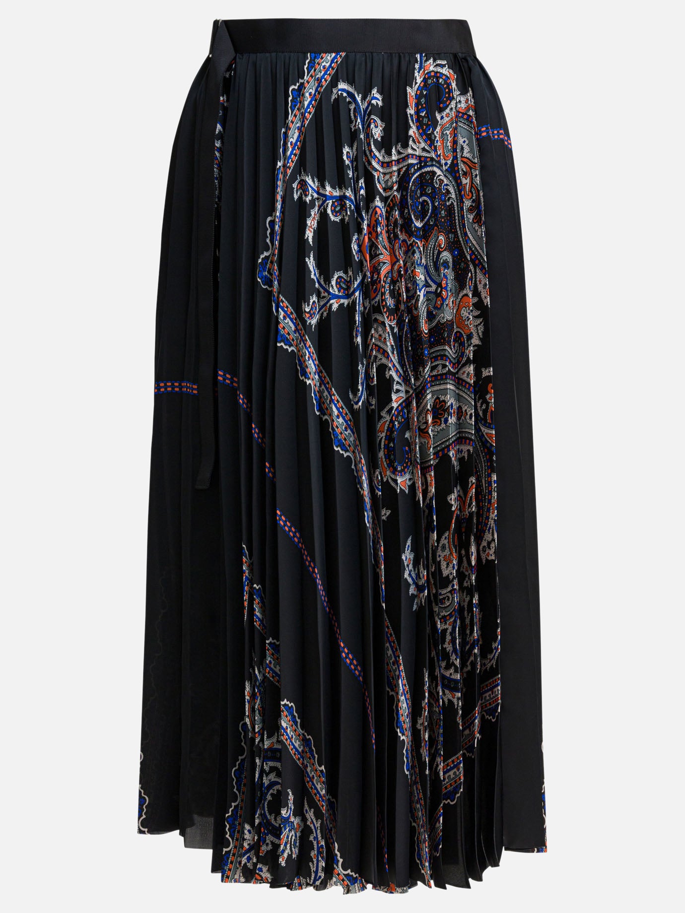 Midi skirts Paisley  Black - Sacai Women | PDP | VIETTI Online Store | Zoom-Modal
