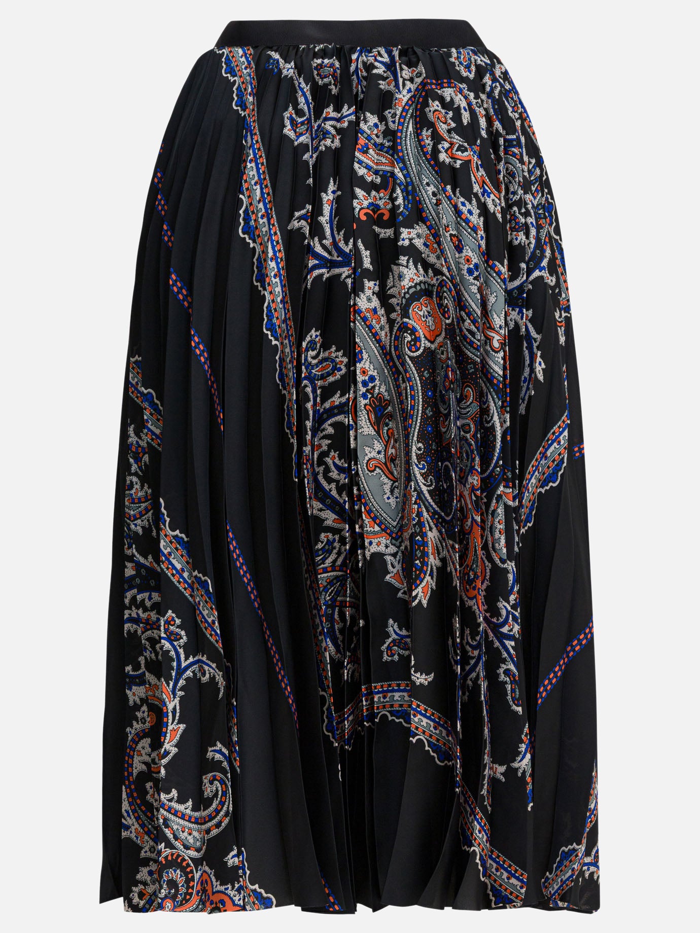 Midi skirts Paisley  Black - Sacai Women | PDP | VIETTI Online Store | Zoom-Modal_2
