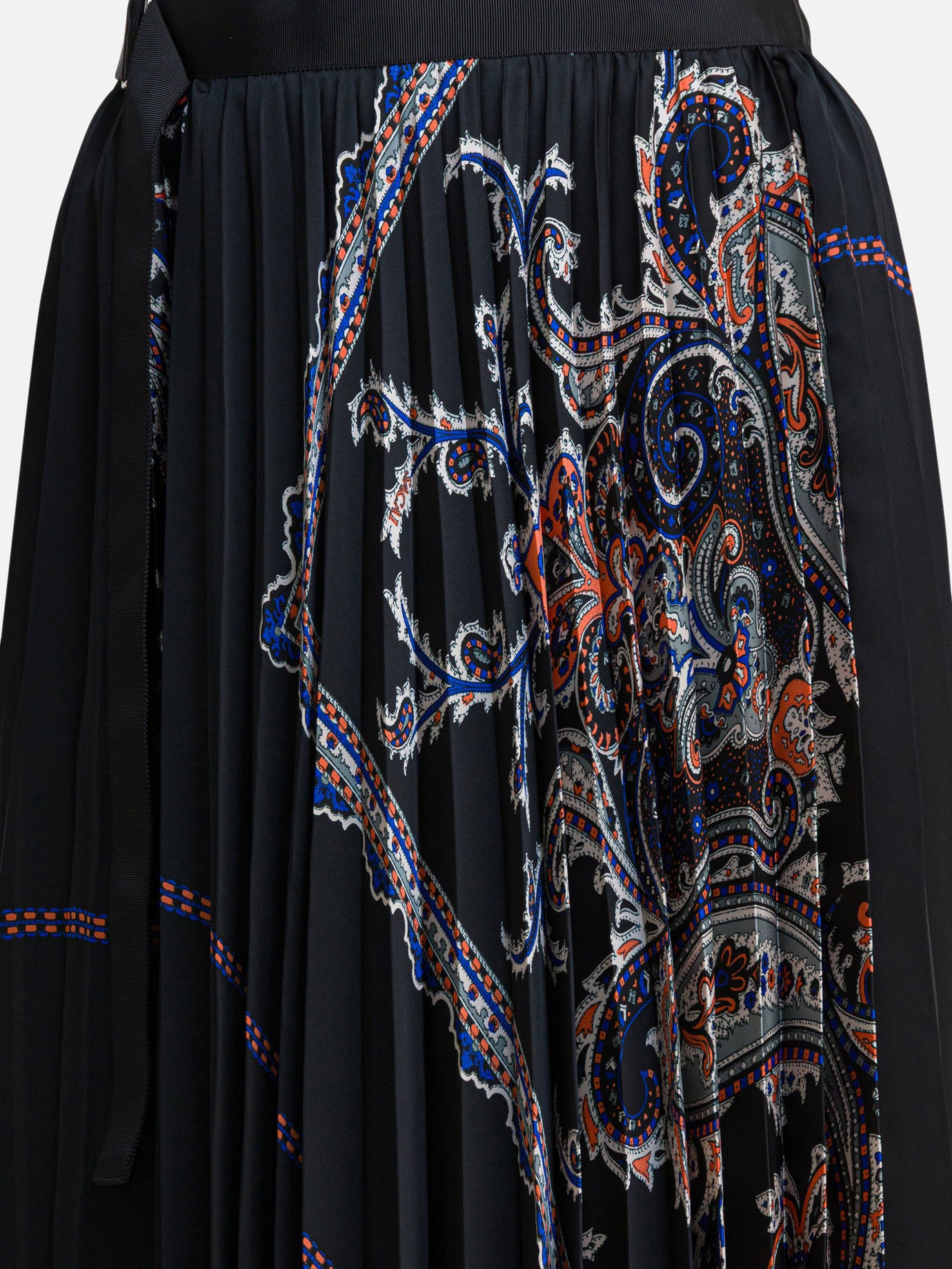 Midi skirts Paisley  Black - Sacai Women | PDP | VIETTI Online Store | thumbnail_3