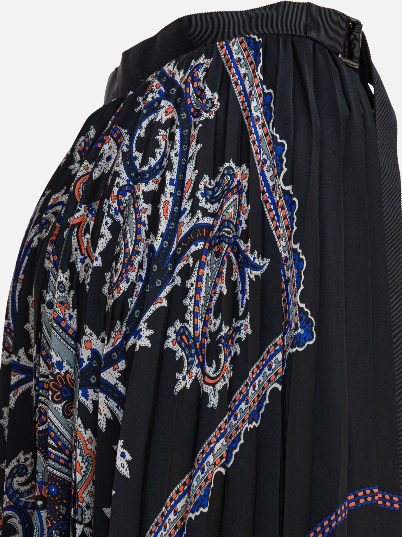 Midi skirts Paisley  Black - Sacai Women | PDP | VIETTI Online Store | Zoom-Modal_4
