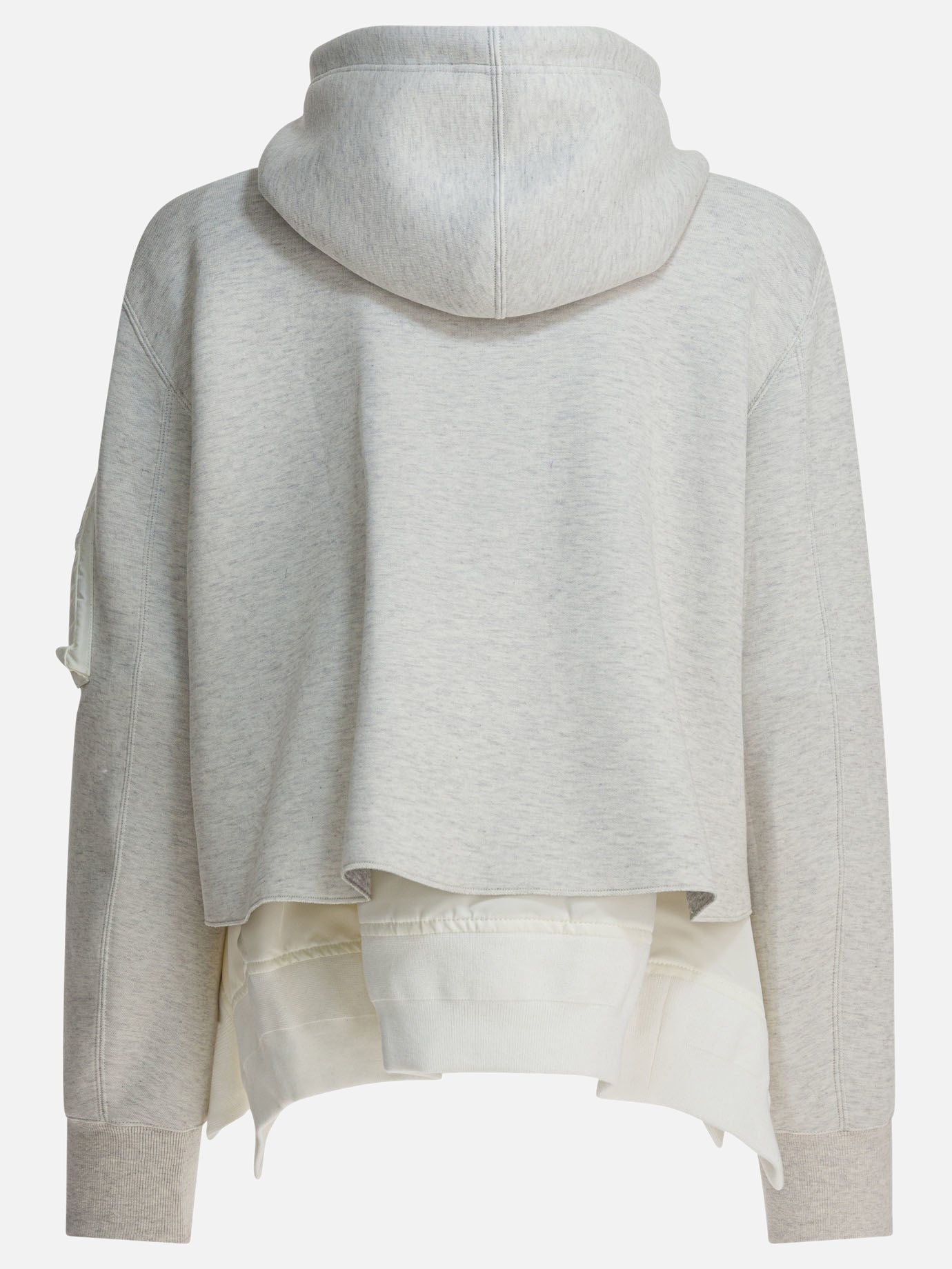 Full zip sweatshirts Solid colour  Grey - Sacai Women | PDP | VIETTI Online Store | thumbnail_2