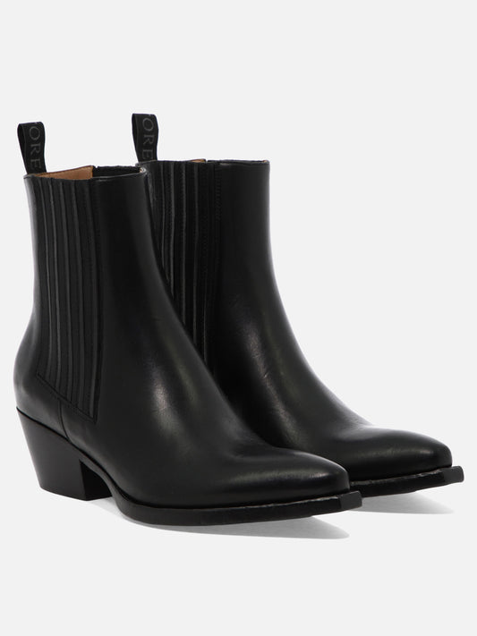 Pull-on boots 100% leather - 95% leather 5% rubber  Black - Sartore Women | PLP | VIETTI Online Store | 2

