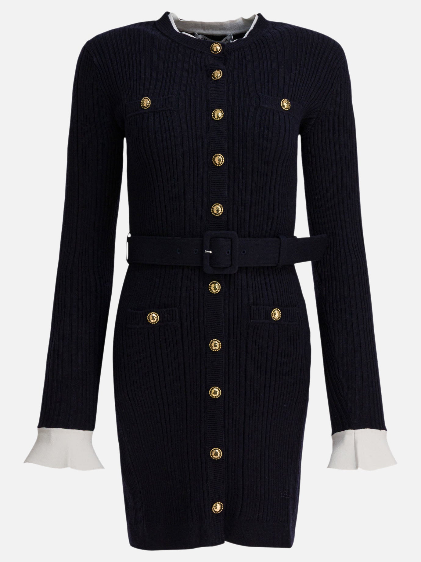 Mini dresses Solid colour  Blue - Self-portrait Women | PDP | VIETTI Online Store | thumbnail