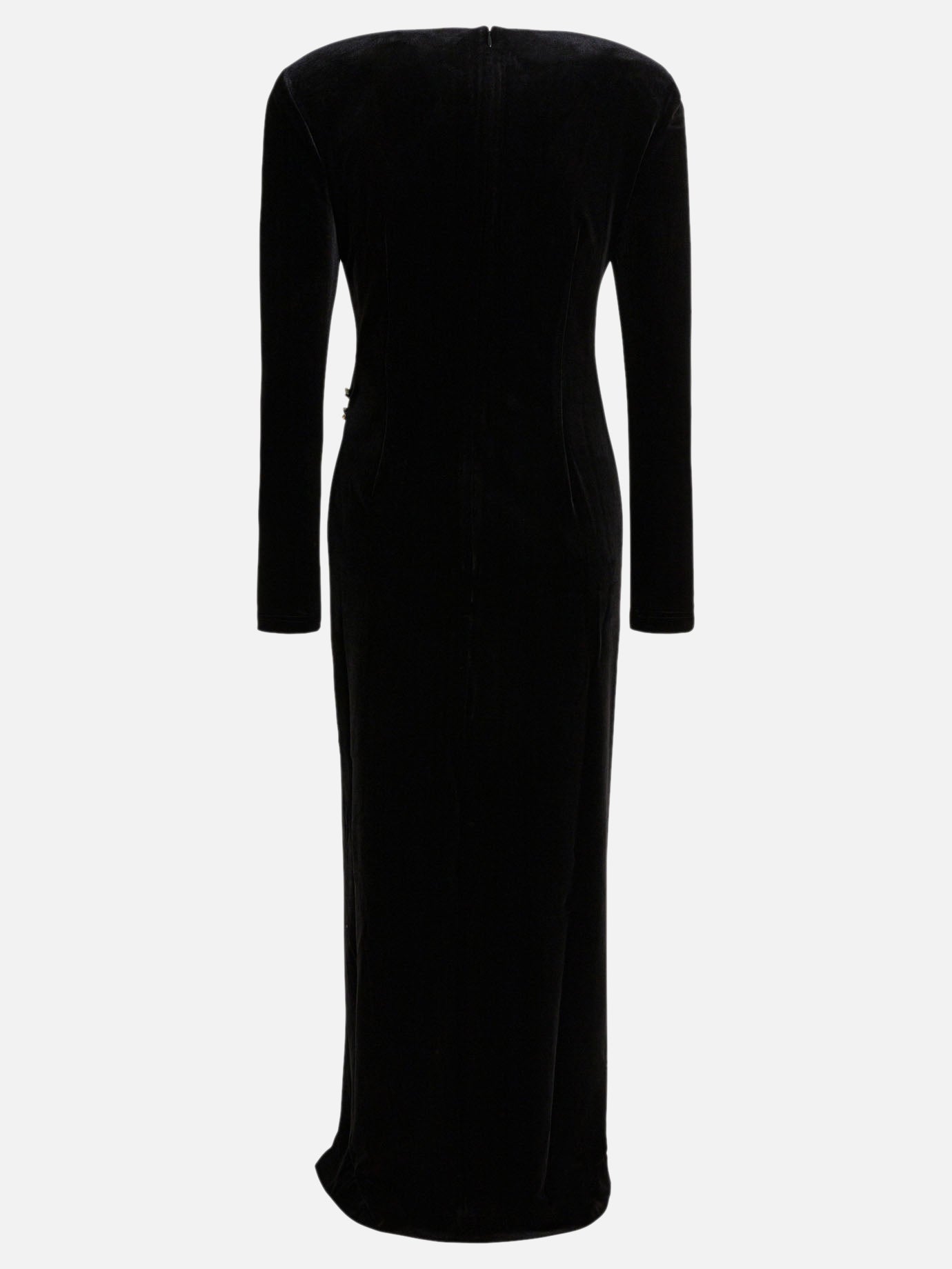 Midi dresses Solid colour  Black - Self-portrait Women | PDP | VIETTI Online Store | thumbnail_2