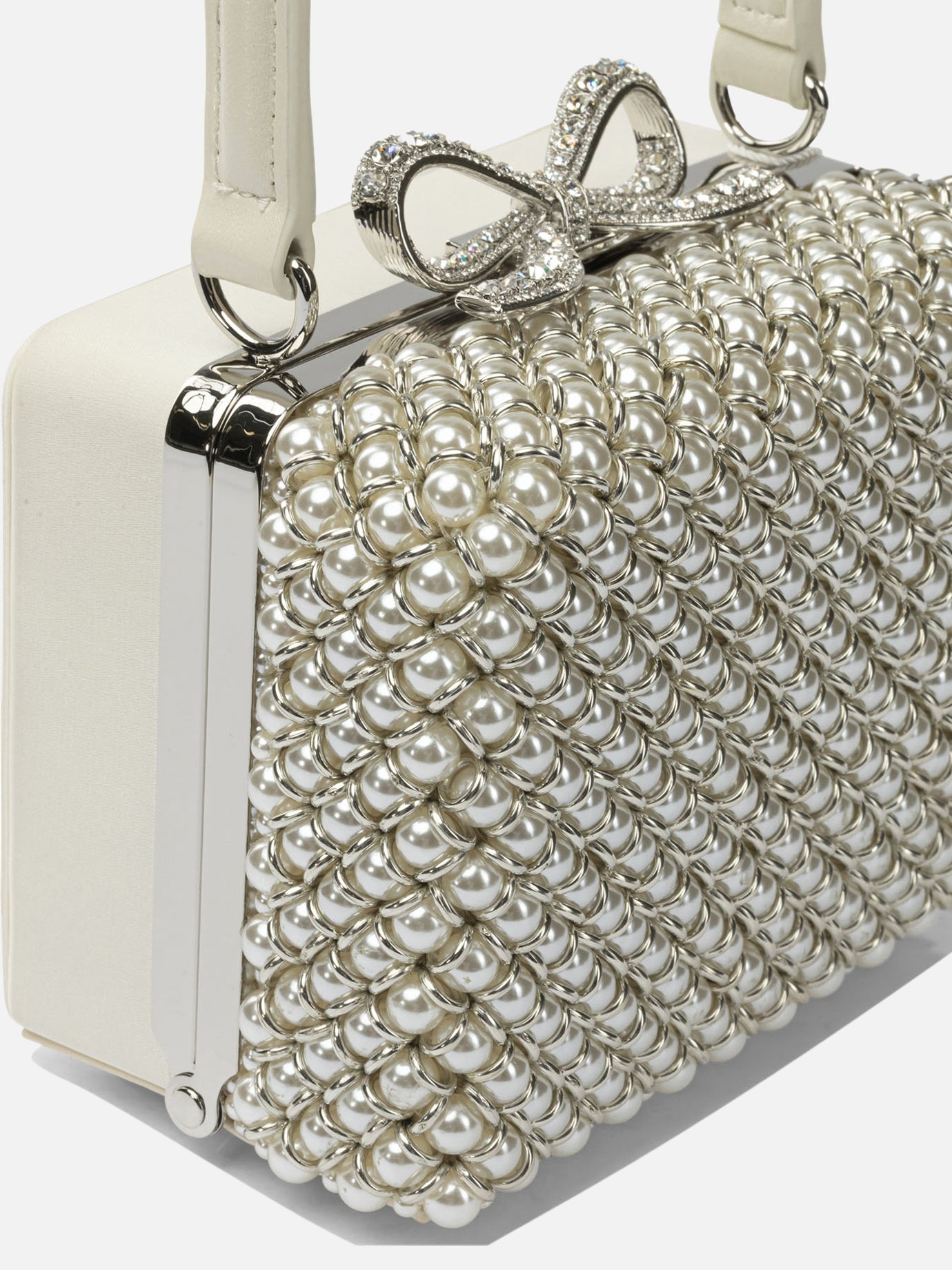 Mini bags 97% polyester 3% elastane  Beige - Self-portrait Women | PDP | VIETTI Online Store | Zoom-Modal_4
