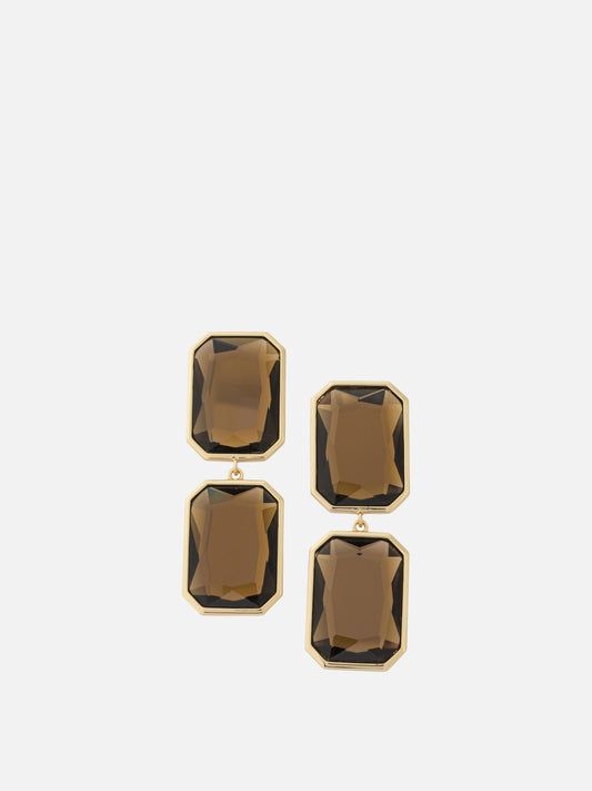 Orecchini 100% brass  Oro - Self-portrait Donna | PDP | VIETTI Online Store 
