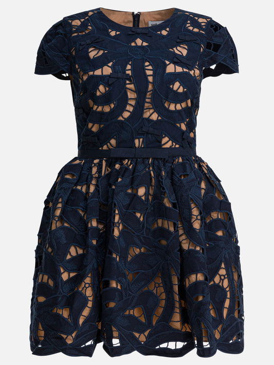 Abiti corti Solid colour  Blu - Self-portrait Donna | PDP | VIETTI Online Store 
