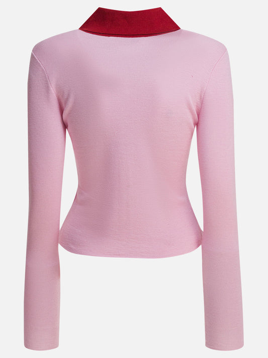 Cardigans Solid colour  Pink - Self-portrait Women | PLP | VIETTI Online Store | 2

