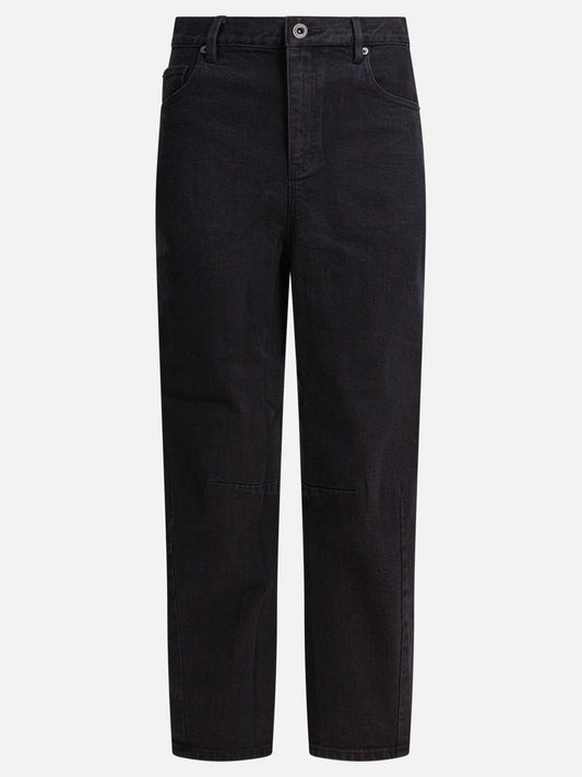 Jeans a gamba larga Solid colour  Nero - Self-portrait Donna | PLP | VIETTI Online Store 
