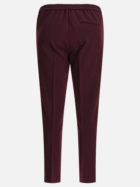 Pantaloni casual Solid colour  Bordeaux - Semper Donna | VIETTI Online Store | 2
