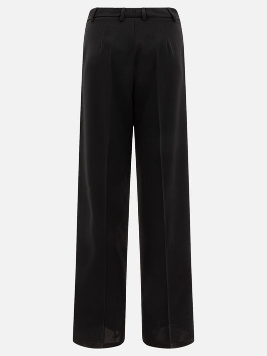 Pantaloni casual Solid colour  Nero - Semper Donna | VIETTI Online Store | 2
