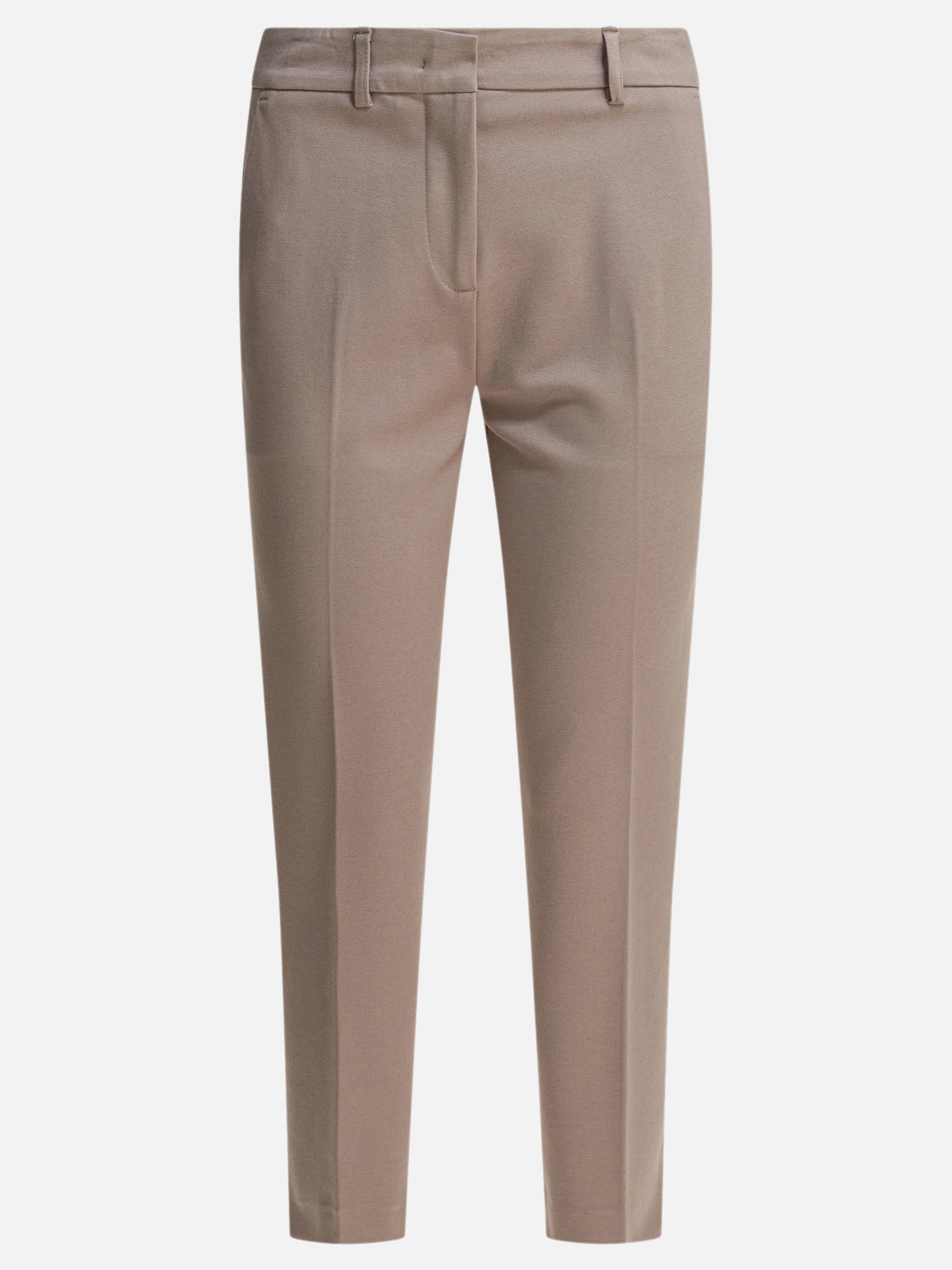 Leisure trousers Solid colour  Beige - Semper Women | PDP | VIETTI Online Store | thumbnail
