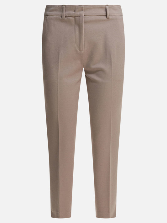 Pantaloni casual Solid colour  Beige - Semper Donna | VIETTI Online Store 
