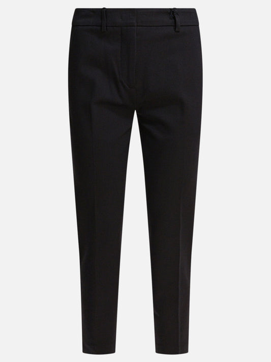Pantaloni casual Solid colour  Nero - Semper Donna | VIETTI Online Store 
