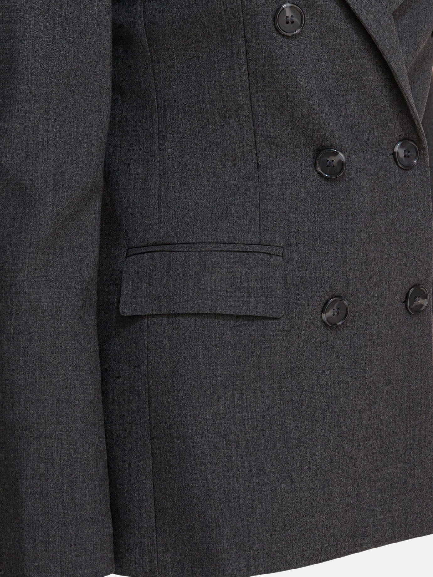Blazer Solid colour  Grigio - Semper Donna | PDP | VIETTI Online Store | thumbnail_4