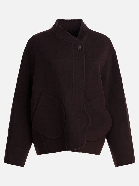 Short coats Solid colour  Brown - Soeur Women | PLP | VIETTI Online Store 
