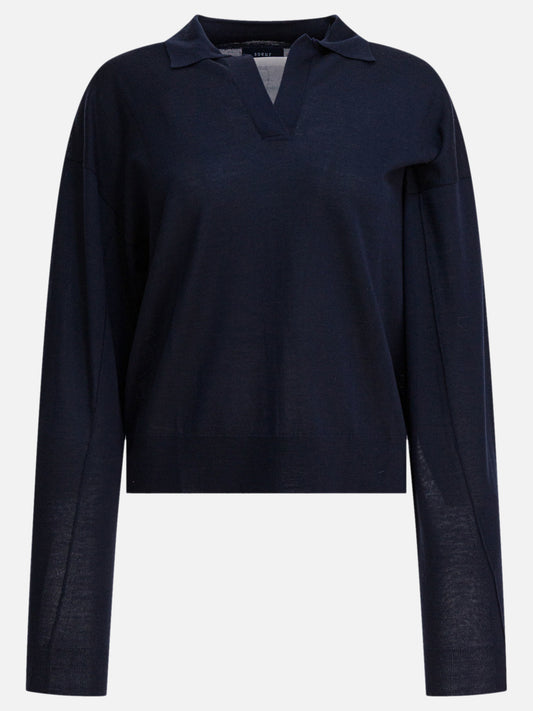 Maglioni scollo a V Solid colour  Blu - Soeur Donna | PDP | VIETTI Online Store 
