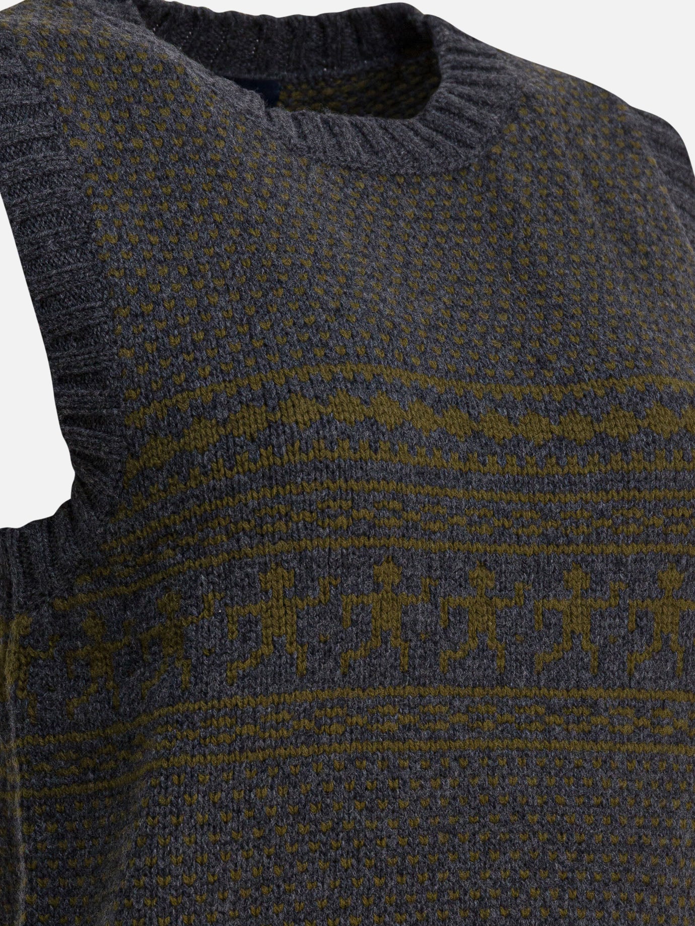 Gilet Textured knit  Grigio - Soeur Donna | PDP | VIETTI Online Store | thumbnail_4