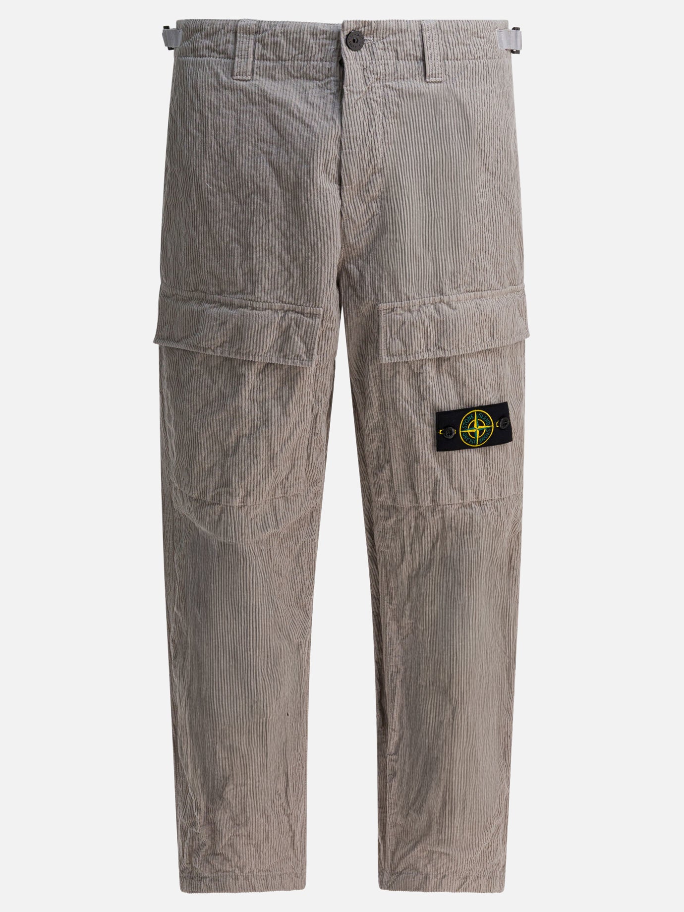 Cargo & parachute trousers Logo  Grey - Stone Island Men | PDP | VIETTI Online Store | thumbnail