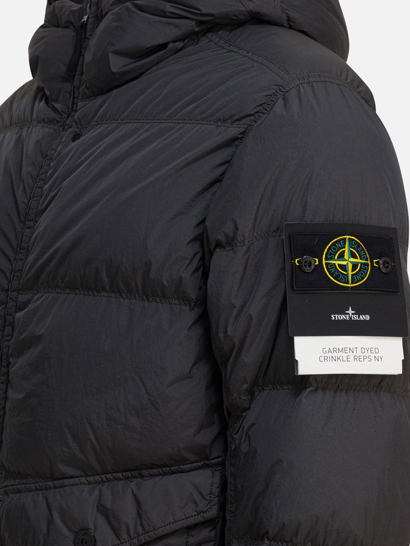 Down jackets Logo  Grey - Stone Island Men | PDP | VIETTI Online Store | thumbnail_4