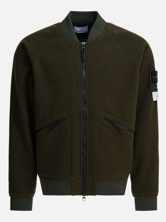 Bomber jackets Logo  Green - Stone Island Men | PLP | VIETTI Online Store 
