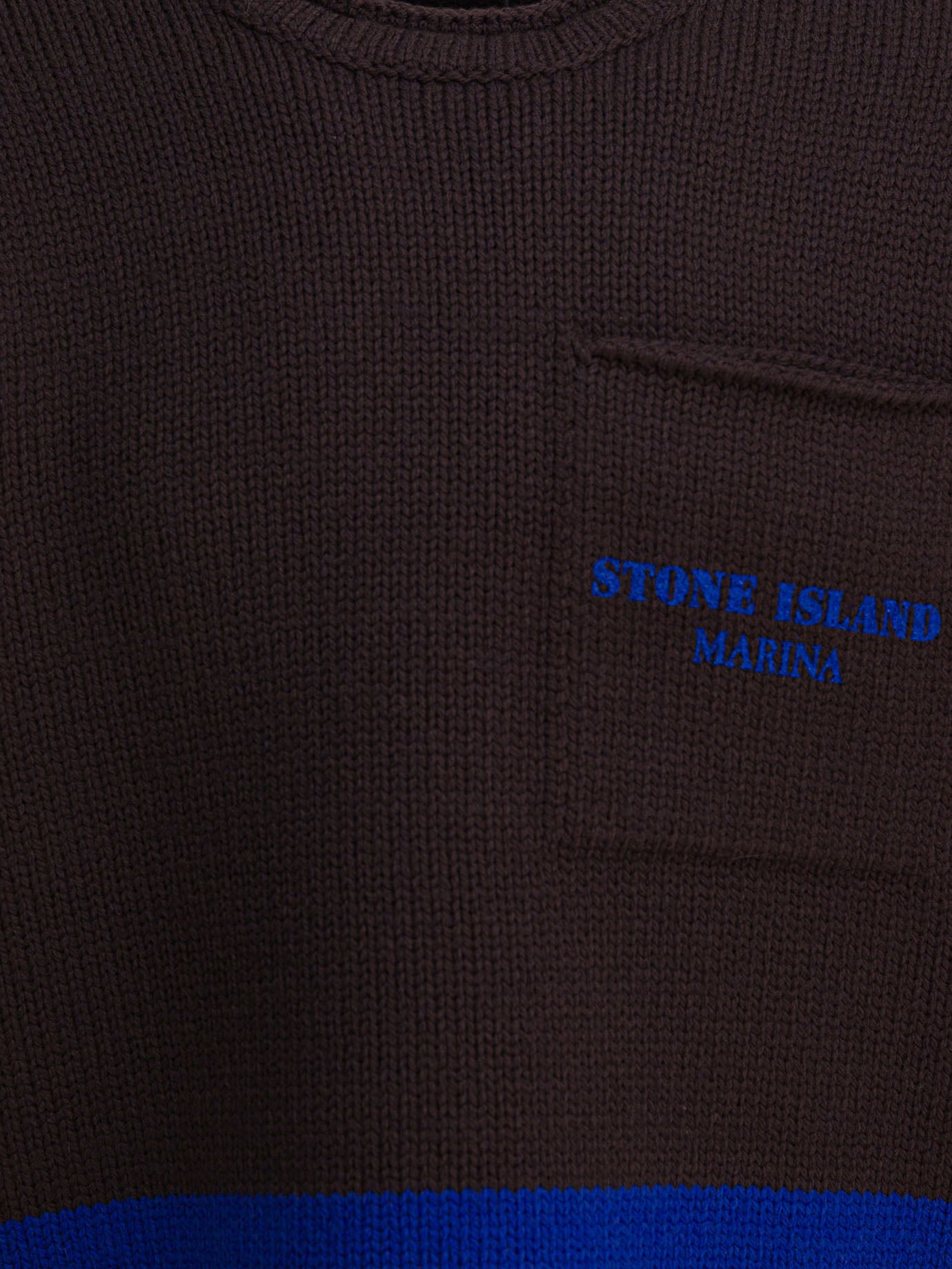 Maglioni girocollo Logo  Marrone - Stone Island Uomo | PDP | VIETTI Online Store | thumbnail_4