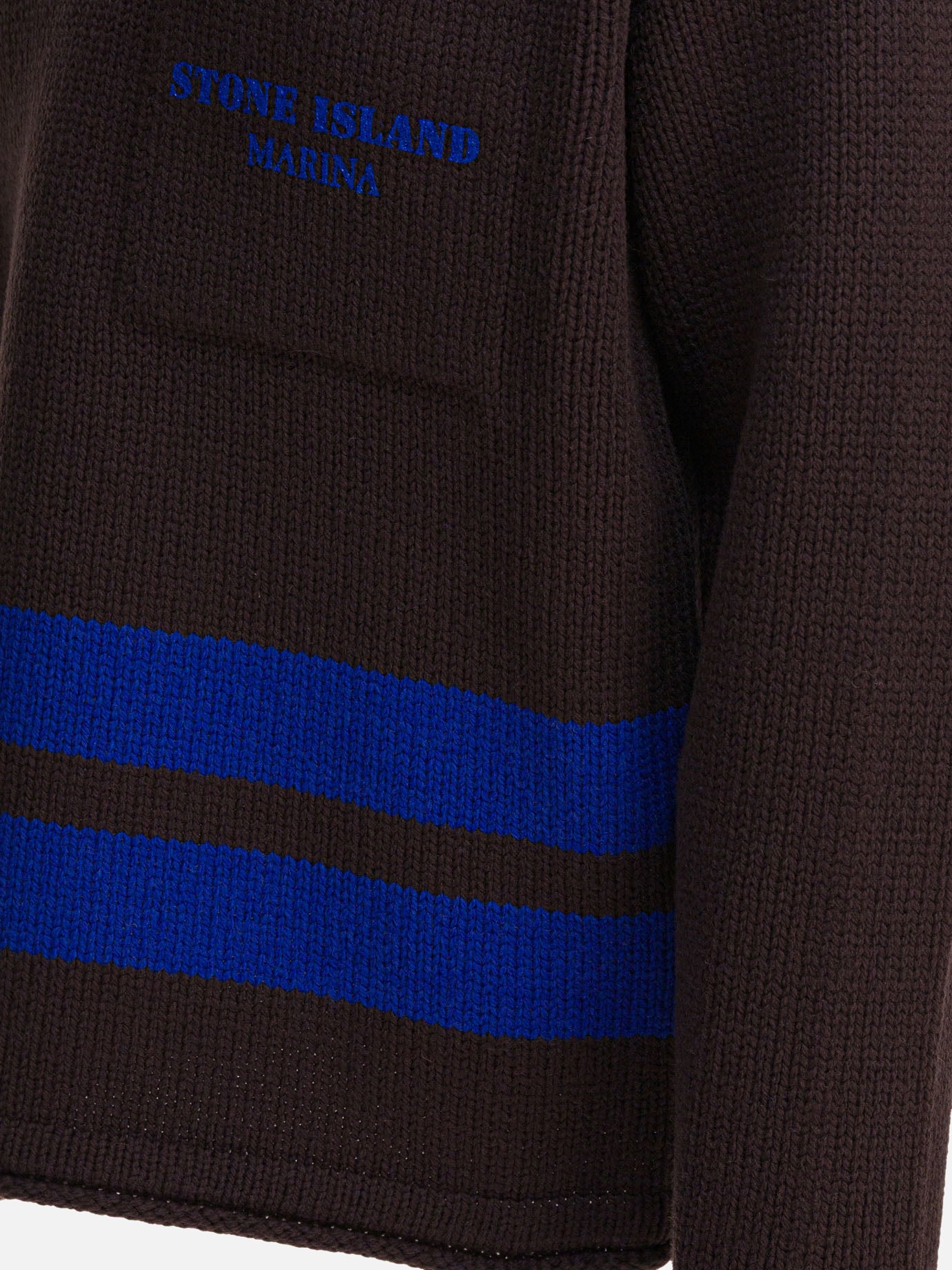 Maglioni girocollo Logo  Marrone - Stone Island Uomo | PDP | VIETTI Online Store | thumbnail_3