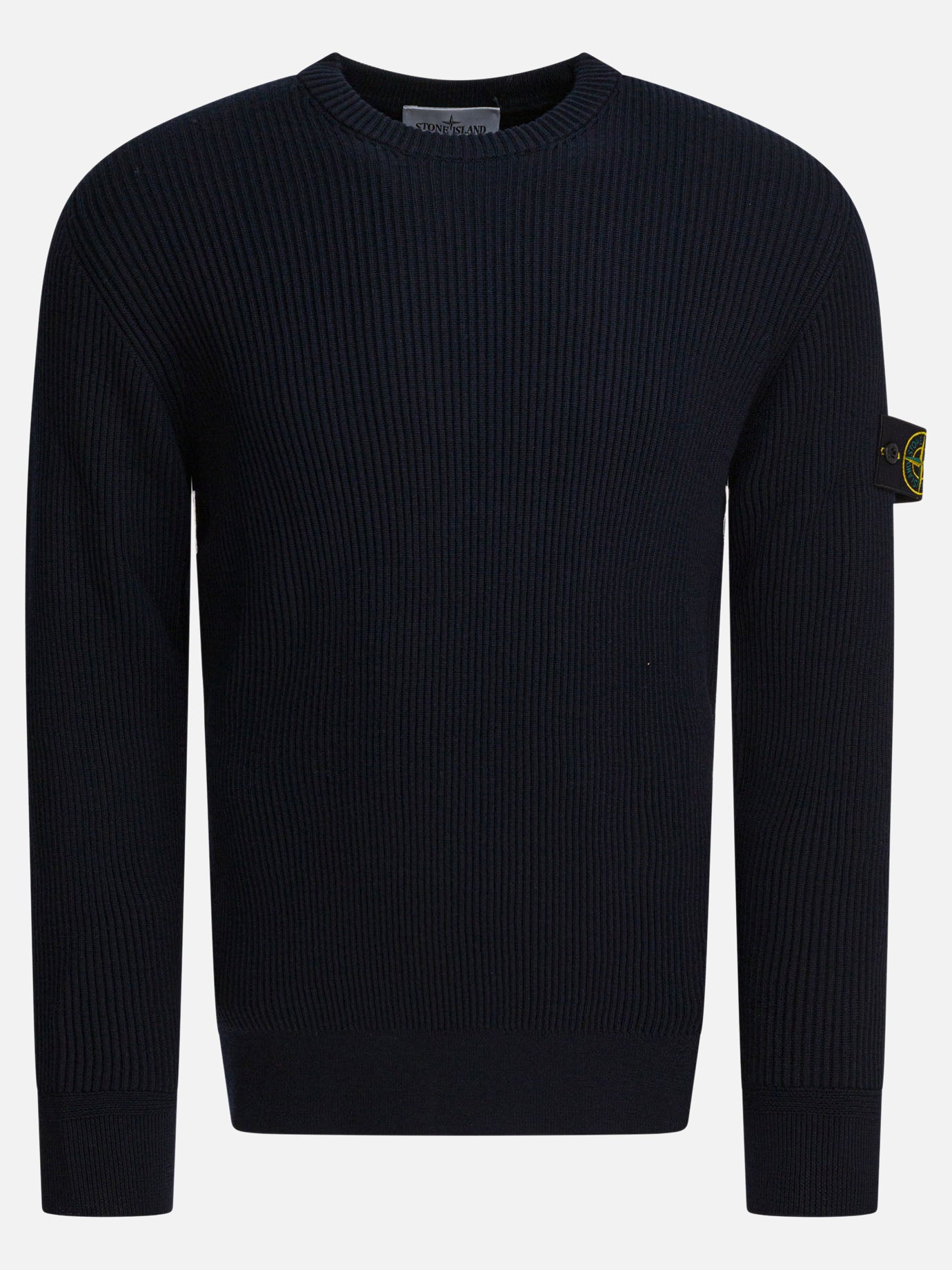 Crewneck sweaters Logo  Blue - Stone Island Men | PDP | VIETTI Online Store | Zoom-Modal
