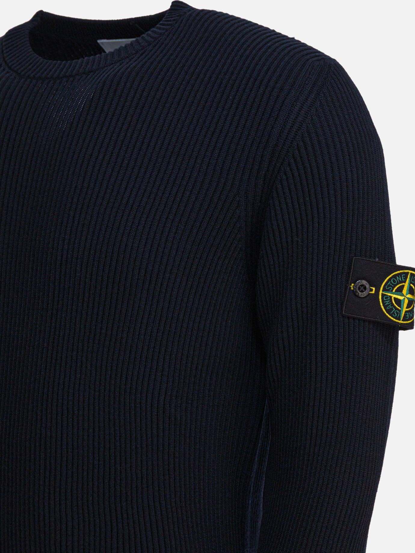 Crewneck sweaters Logo  Blue - Stone Island Men | PDP | VIETTI Online Store | thumbnail_3