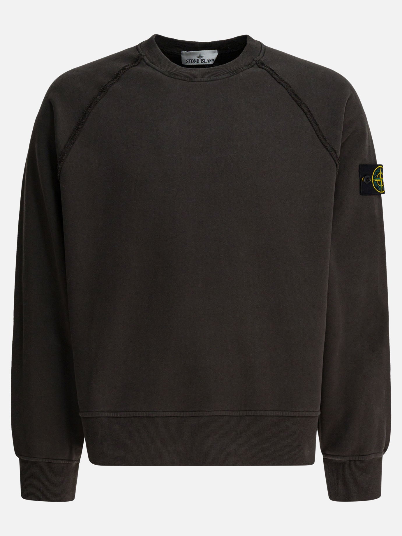 Crewnecks Logo  Grey - Stone Island Men | PDP | VIETTI Online Store | thumbnail