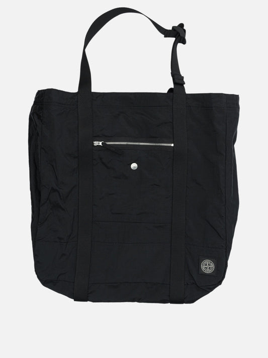 Large bags 100% polyamide - 100% polyurethane  Black - Stone Island Men | PDP | VIETTI Online Store 
