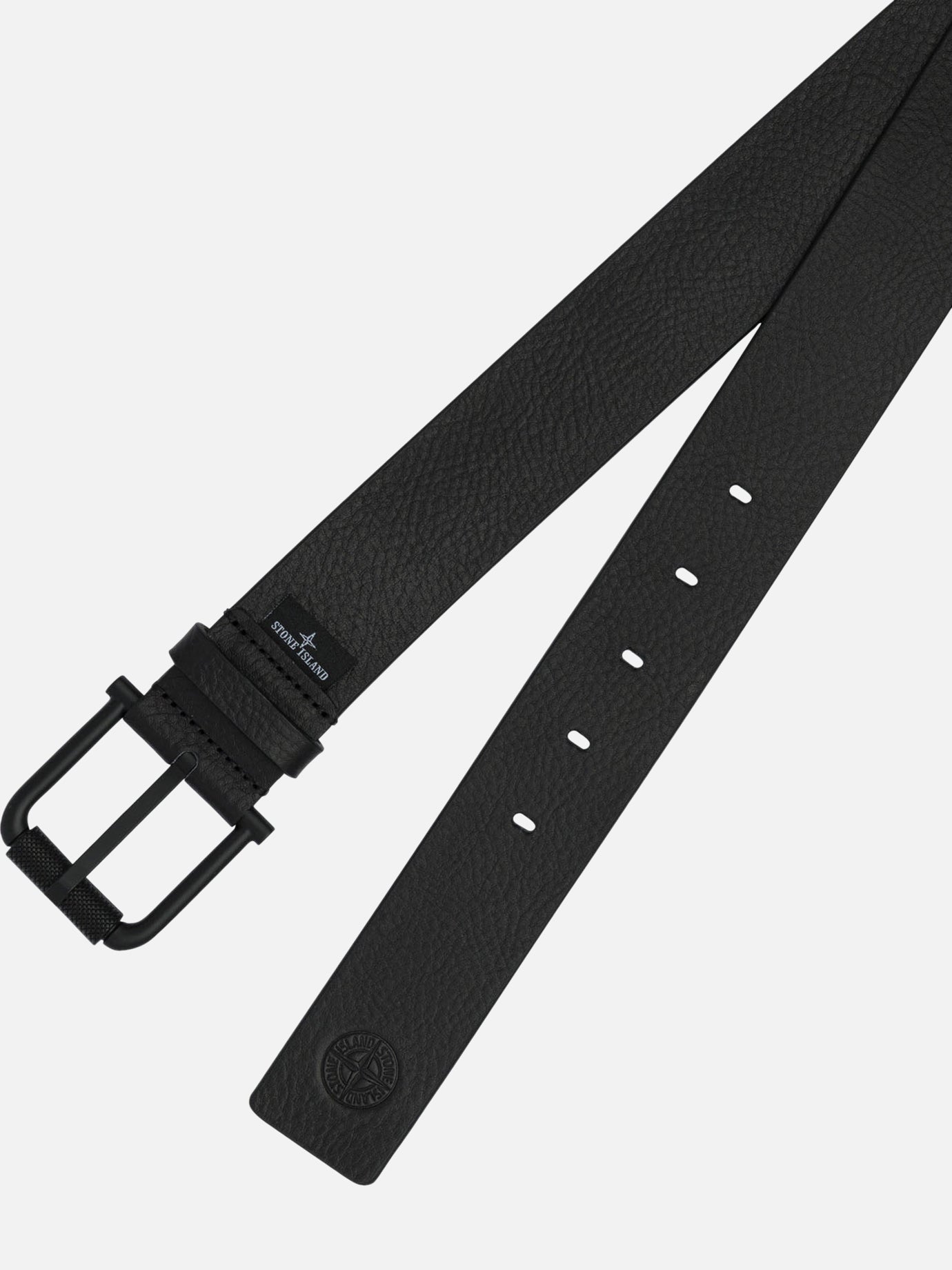 Cinture in pelle 100% calf leather  Nero - Stone Island Uomo | PDP | VIETTI Online Store | Zoom-Modal_2
