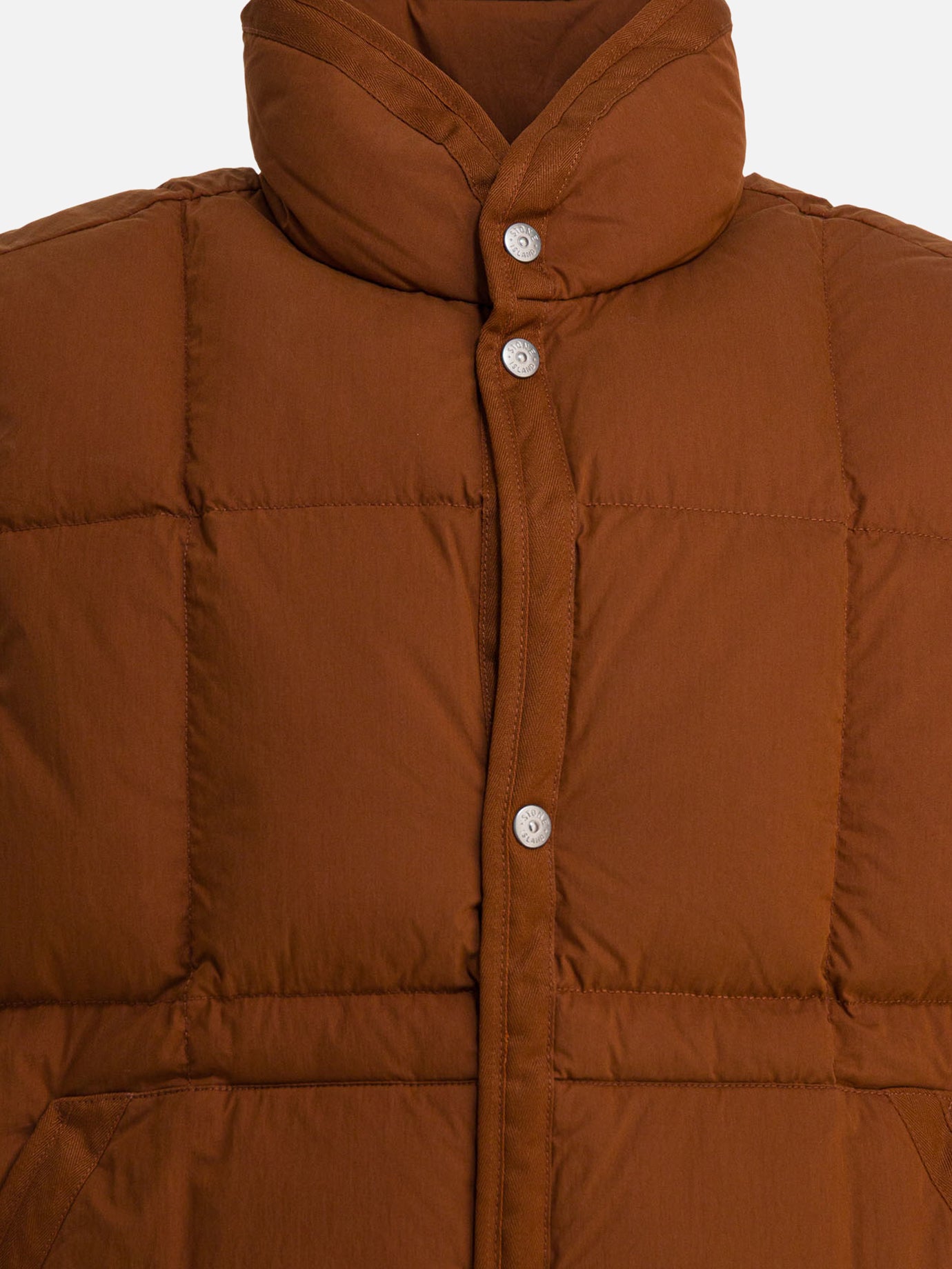 Giacche smanicate Logo  Marrone - Stone Island Uomo | PDP | VIETTI Online Store | Zoom-Modal_3
