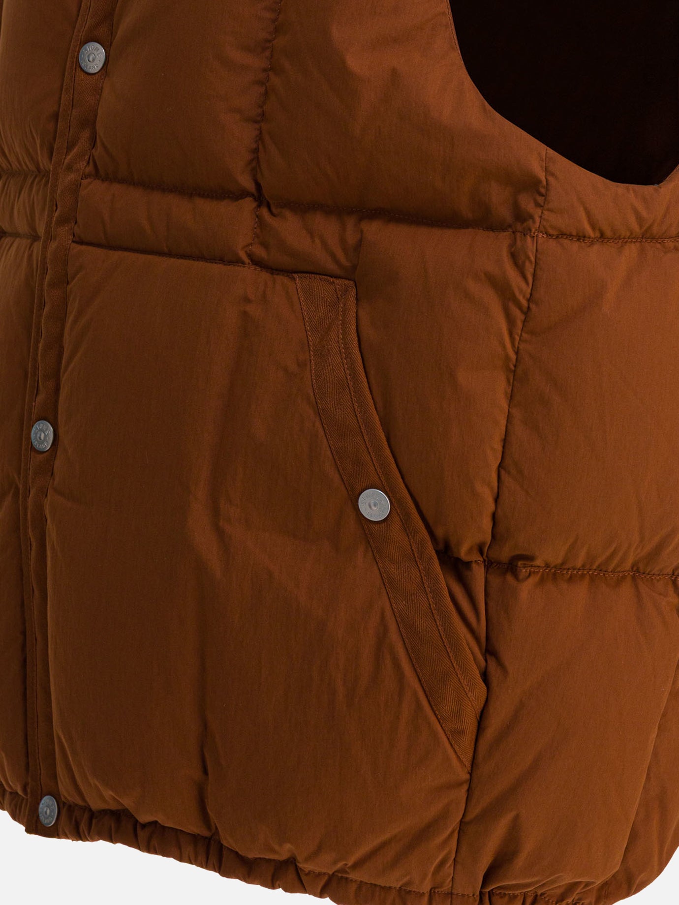 Giacche smanicate Logo  Marrone - Stone Island Uomo | PDP | VIETTI Online Store | Zoom-Modal_4
